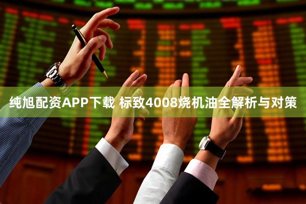 纯旭配资APP下载 标致4008烧机油全解析与对策